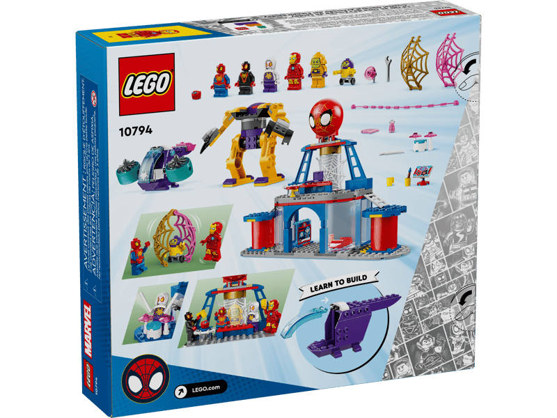 LEGO Team Spidey Web Spinner Headquarters