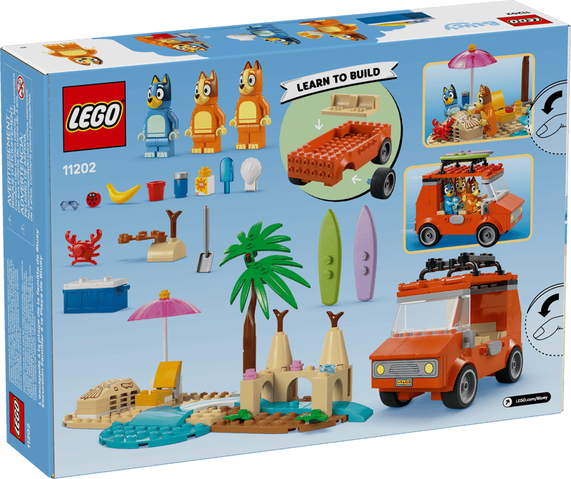 LEGO Bluey's Beach & Family Car Trip