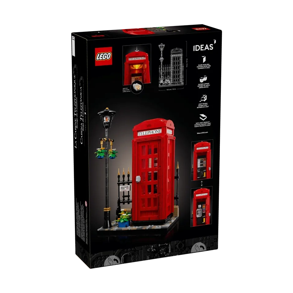 LEGO Red London Telephone Box