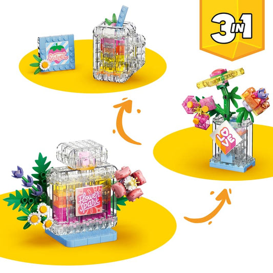 LEGO Floral Decor Perfume Bottle