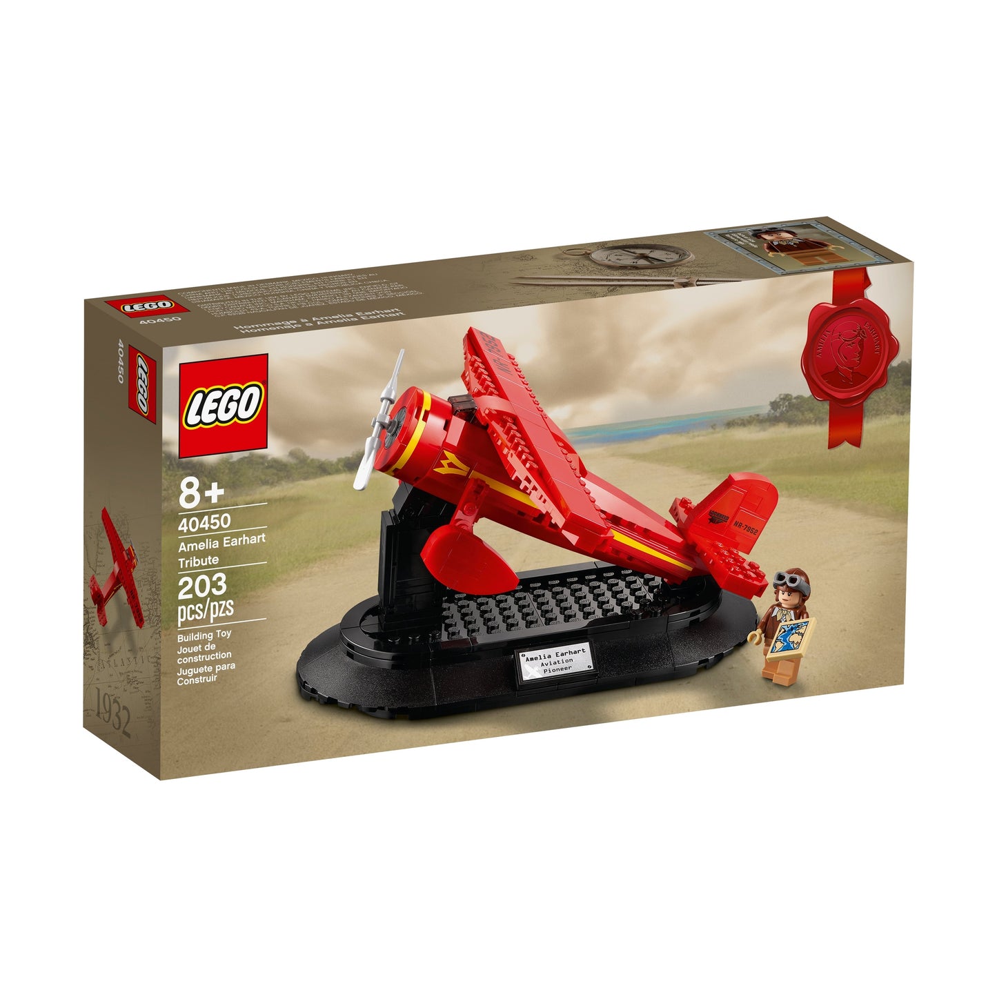 LEGO Amelia Earhart Tribute