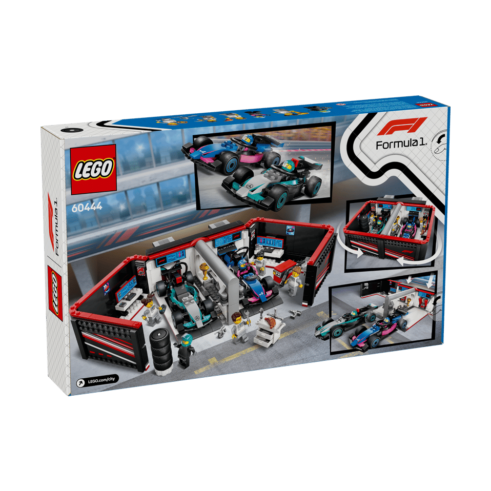 LEGO F1® Garage & Mercedes-AMG & Alpine Cars
