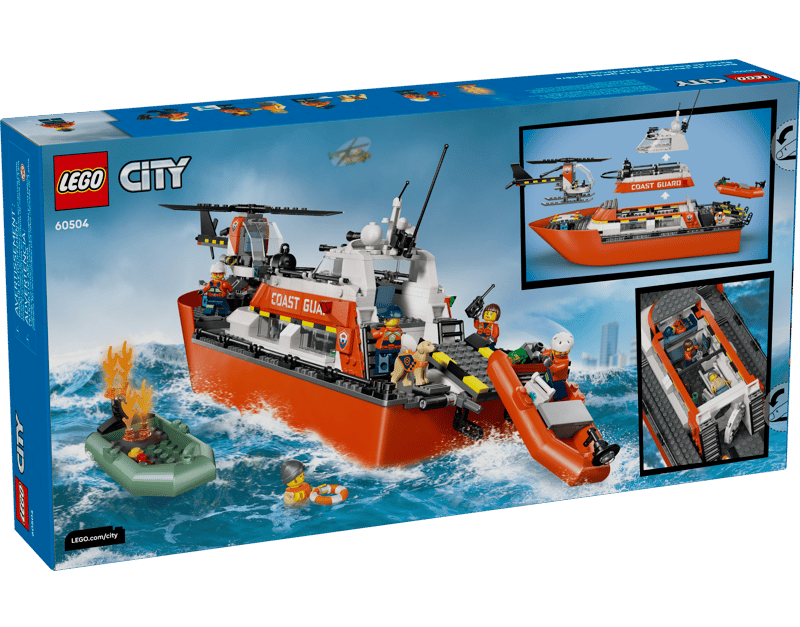 LEGO Coast Guard Rescue Boat & Helicopter