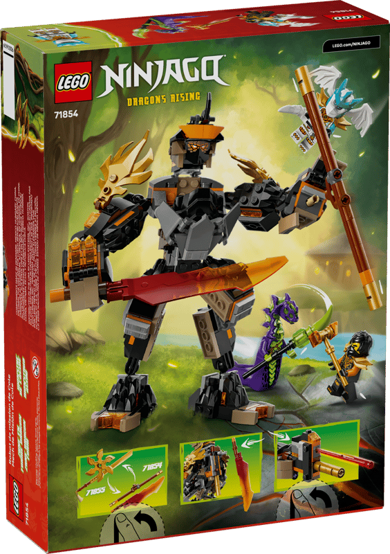 LEGO Cole's Mission Mech & Dragon Zane