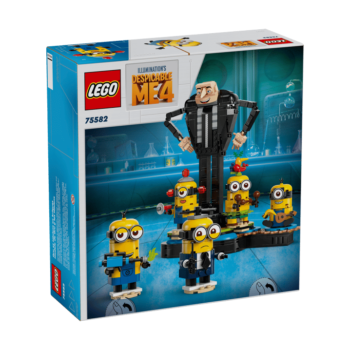 LEGO Brick-Built Gru and Minions