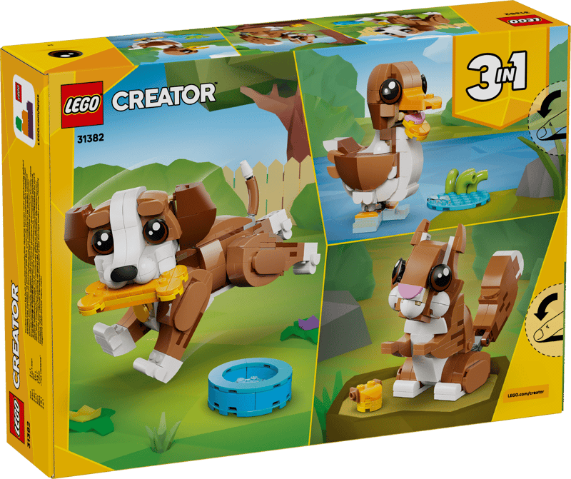 LEGO Cute Animals: Playful Puppy Dog