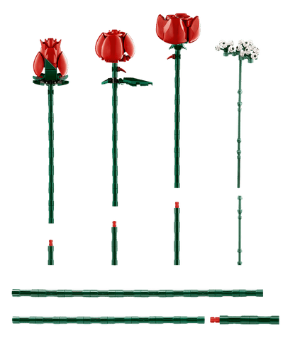 LEGO Bouquet of Red Roses