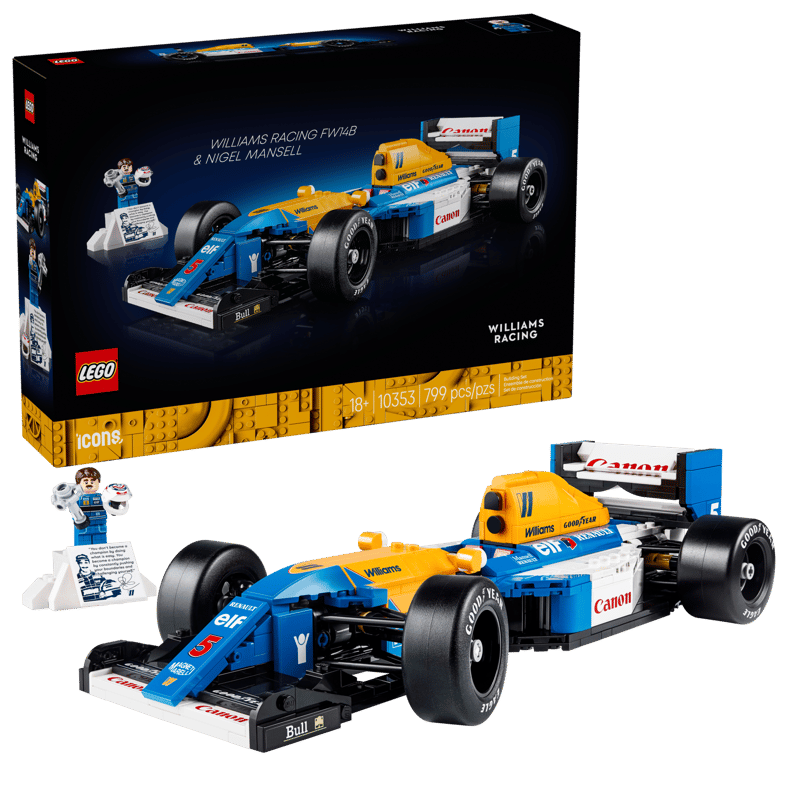 LEGO Williams Racing FW14B & Nigel Mansell
