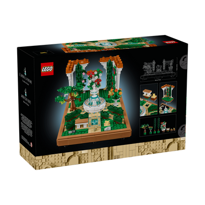 LEGO Fountain Garden