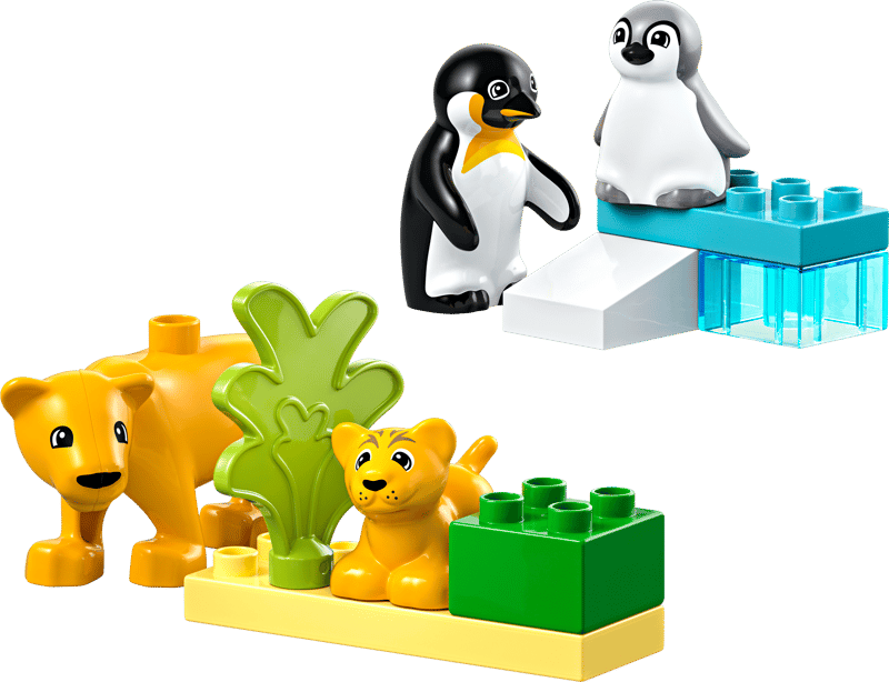 LEGO DUPLO® Wild Animal Families: Penguins & Lions