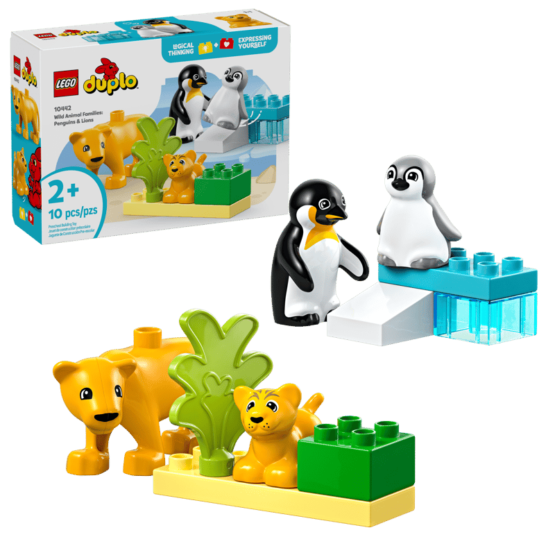 LEGO DUPLO® Wild Animal Families: Penguins & Lions