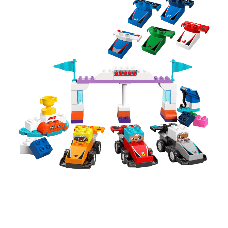 LEGO DUPLO® F1® Team Race Cars & Drivers
