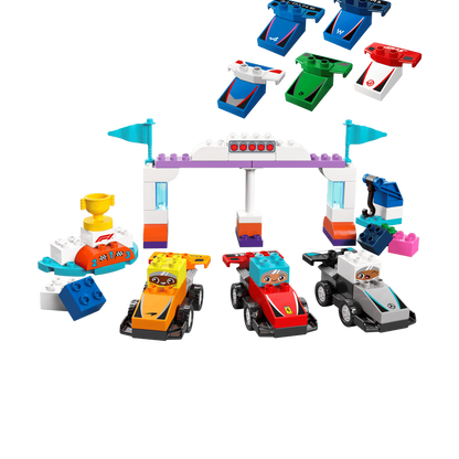 LEGO DUPLO® F1® Team Race Cars & Drivers