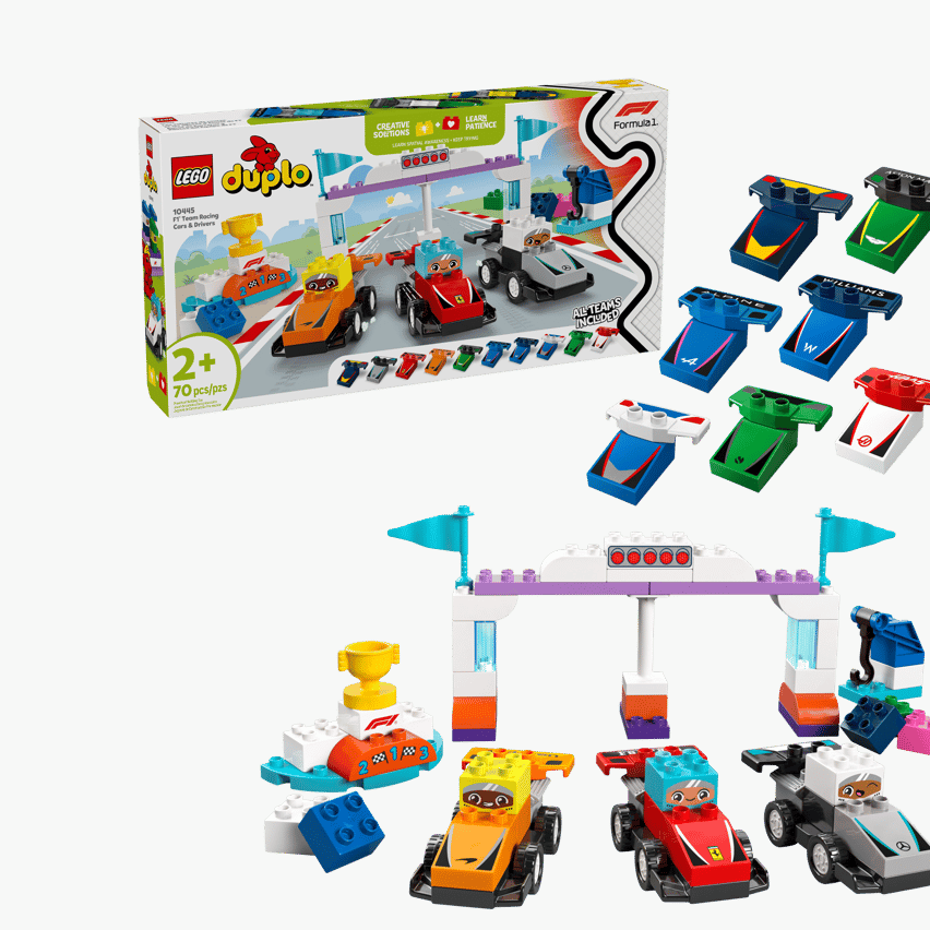 LEGO DUPLO® F1® Team Race Cars & Drivers