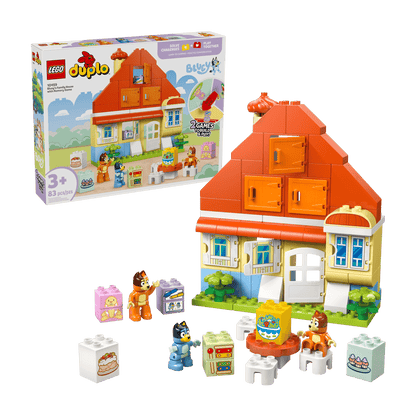 LEGO DUPLO® Bluey's Family House with Memory Game
