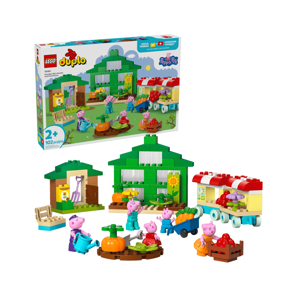 LEGO DUPLO Grandpa Pig's Garden and Greenhouse