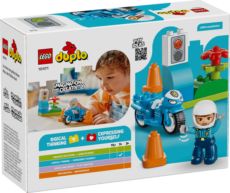 LEGO DUPLO® Blue Police Motorcycle