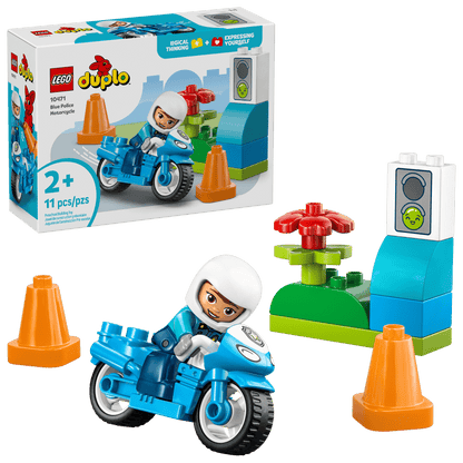 LEGO DUPLO® Blue Police Motorcycle