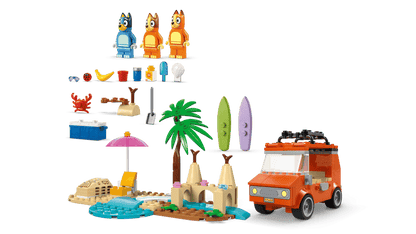 LEGO Bluey's Beach & Family Car Trip