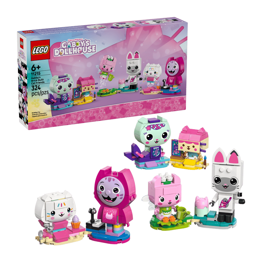 LEGO Gabby's Brick-Built Cat Friends