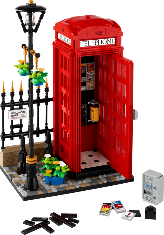 LEGO Red London Telephone Box