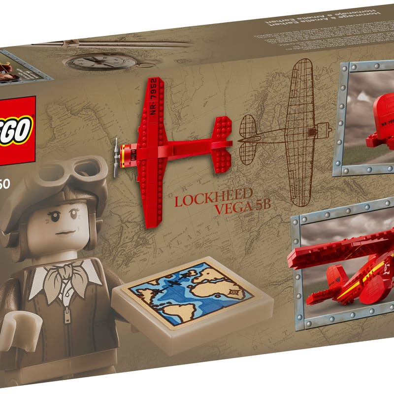 LEGO Amelia Earhart Tribute