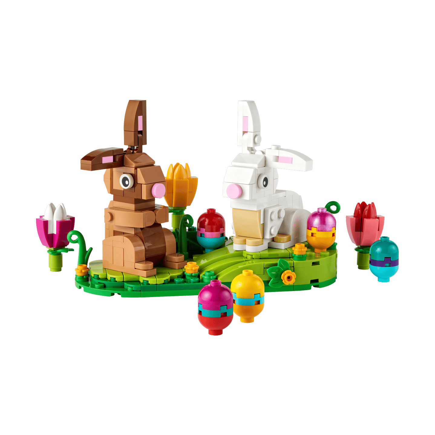 LEGO Easter Rabbits Display