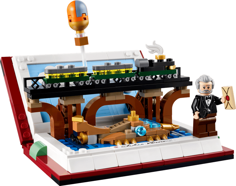 LEGO Tribute to Jules Verne's Books