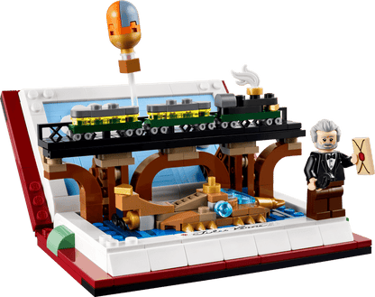 LEGO Tribute to Jules Verne's Books