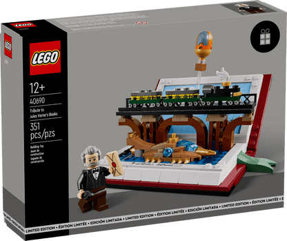 LEGO Tribute to Jules Verne's Books