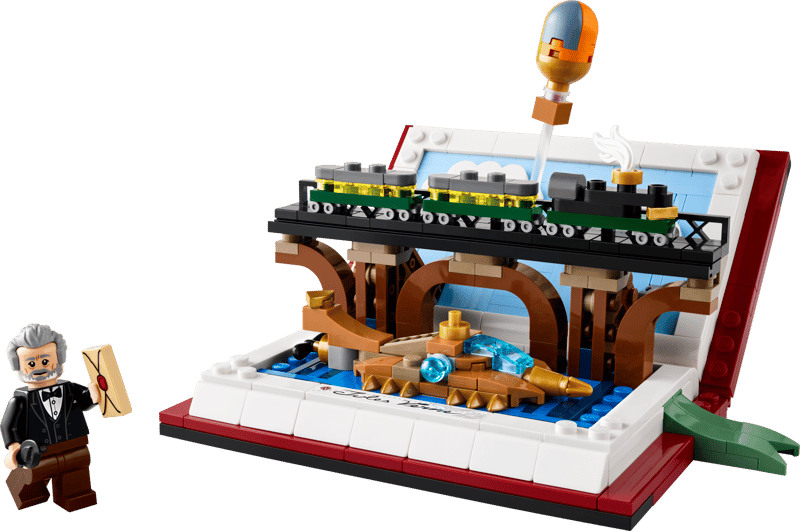 LEGO Tribute to Jules Verne's Books