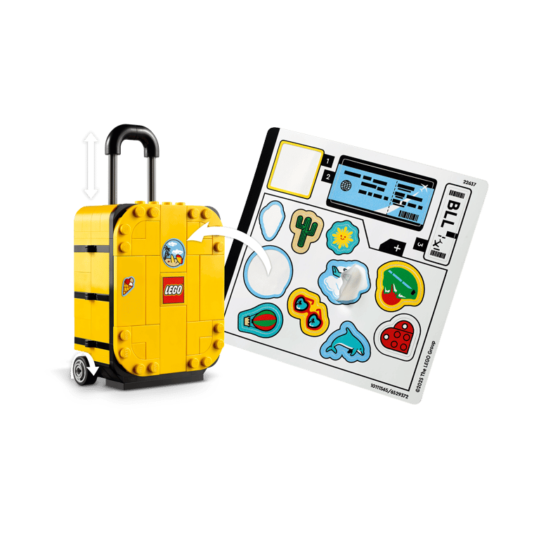 LEGO Yellow Travel Suitcase