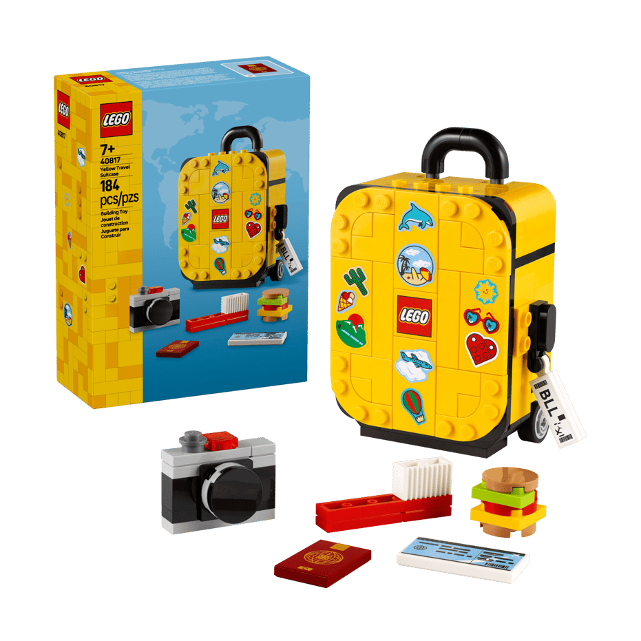 LEGO Yellow Travel Suitcase
