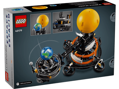 LEGO Planet Earth and Moon in Orbit