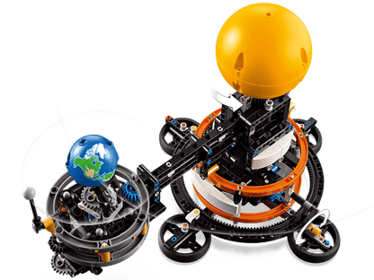 LEGO Planet Earth and Moon in Orbit