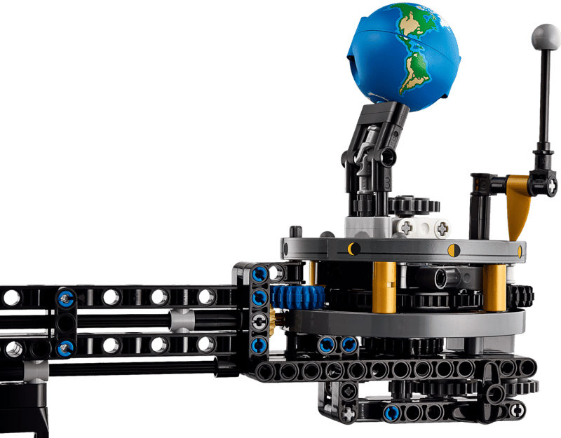 LEGO Planet Earth and Moon in Orbit