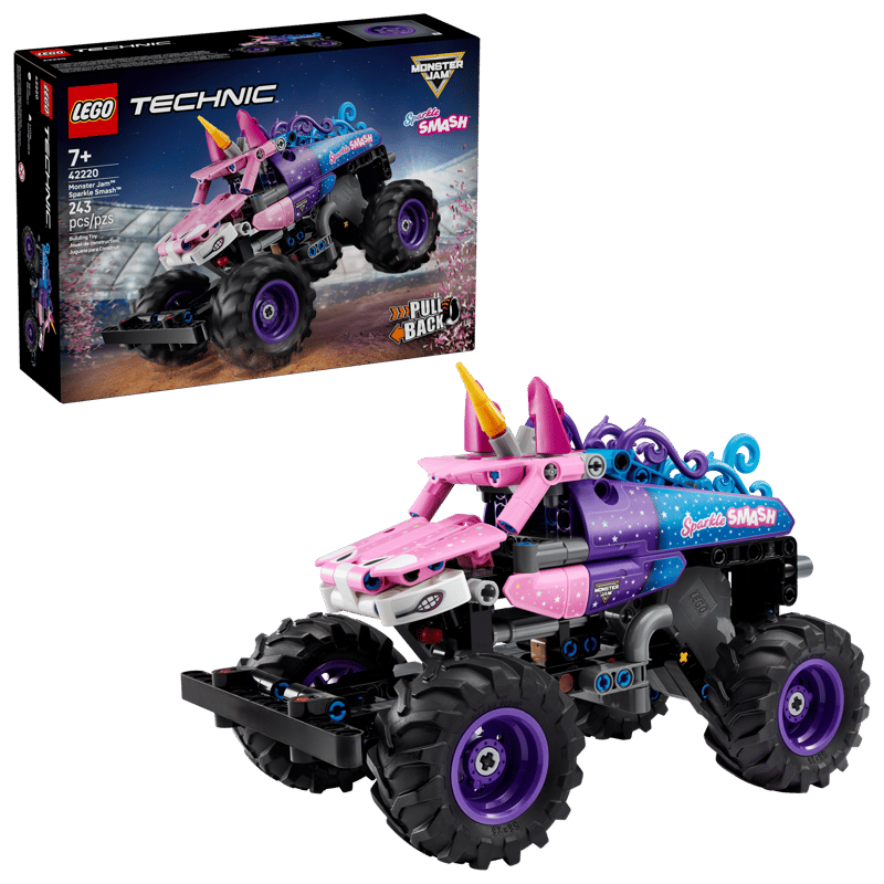 LEGO Monster Jam™ Sparkle Smash™ Pull-Back