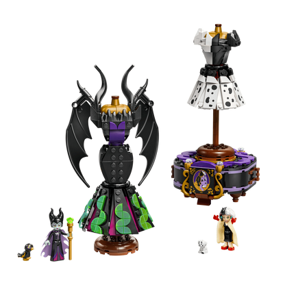 LEGO Disney Villains: Maleficent's and Cruella De Vil's Dresses