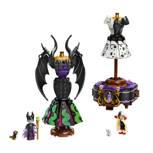 LEGO Disney Villains: Maleficent's and Cruella De Vil's Dresses