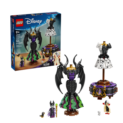 LEGO Disney Villains: Maleficent's and Cruella De Vil's Dresses