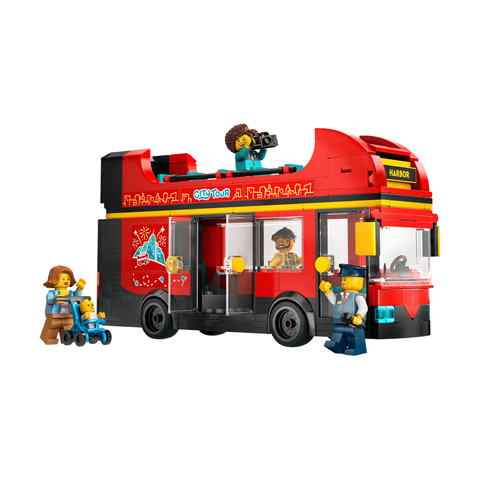 LEGO Red Double-Decker Sightseeing Bus