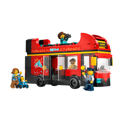 LEGO Red Double-Decker Sightseeing Bus