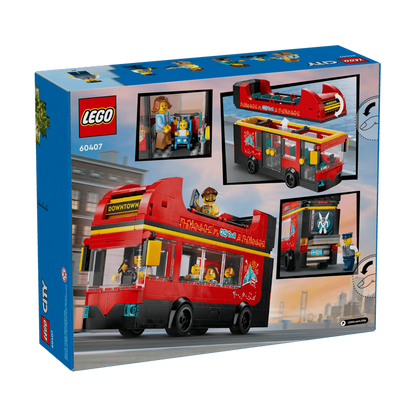 LEGO Red Double-Decker Sightseeing Bus