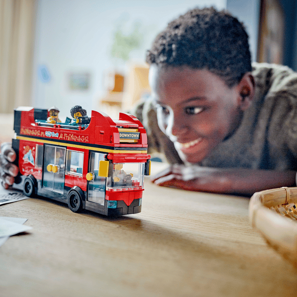 LEGO Red Double-Decker Sightseeing Bus
