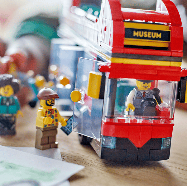 LEGO Red Double-Decker Sightseeing Bus