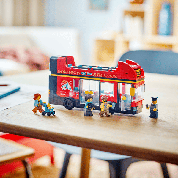 LEGO Red Double-Decker Sightseeing Bus