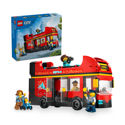 LEGO Red Double-Decker Sightseeing Bus
