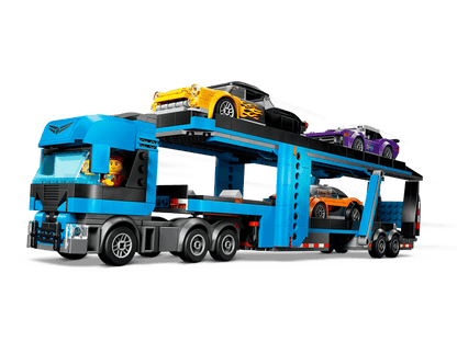 LEGO Car Transporter Truck with Sports Cars
