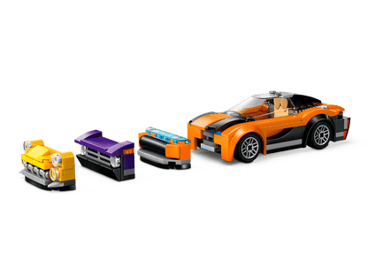 LEGO Car Transporter Truck with Sports Cars
