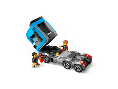 LEGO Car Transporter Truck with Sports Cars